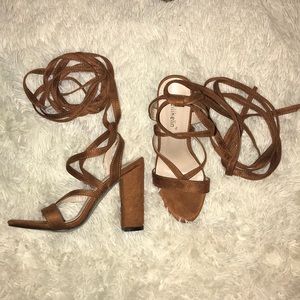 Boho Strapped Heels
